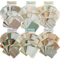 Hasthip 360 Sheets Vintage Scrapbook Paper Supplies Diy Journaling Supplies For Writing Drawing Scrapbook Materials For Craft Travel Journal 6 Sets