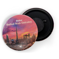 Dhcrafts Fridge Magnet Multicolor Famous Tourist Place Dubai United Arab Emirates D1 Glossy Finish Design Pack Of 1