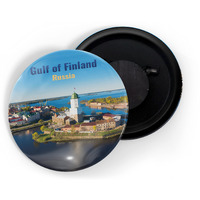 Dhcrafts Fridge Magnet Multicolor Famous Tourist Place Gulf Of Finland Russia Glossy Finish Design Pack Of 1