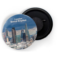 Dhcrafts Fridge Magnet Multicolor Famous Tourist Place London England D8 Glossy Finish Design Pack Of 1