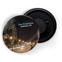 Dhcrafts Fridge Magnet Multicolor Famous Tourist Place San Francisco California Us D2 Glossy Finish Design Pack Of 1