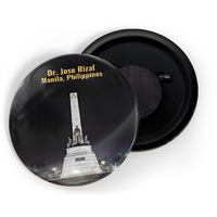 Dhcrafts Fridge Magnet Multicolor Famous Tourist Place Dr. Jose Rizal Manila, Philippines Glossy Finish Design Pack Of 1