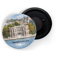 Dhcrafts Fridge Magnet Multicolor Famous Tourist Place Anadoluhisari Turkey Glossy Finish Design Pack Of 1