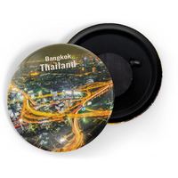 Dhcrafts Fridge Magnet Multicolor Famous Tourist Place Bangkok Thailand D2 Glossy Finish Design Pack Of 1