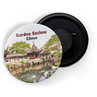Dhcrafts Fridge Magnet Multicolor Famous Tourist Place Garden Suzhou China Glossy Finish Design Pack Of 1