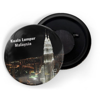 Dhcrafts Fridge Magnet Multicolor Famous Tourist Place Kuala Lumpur Malaysia D2 Glossy Finish Design Pack Of 1