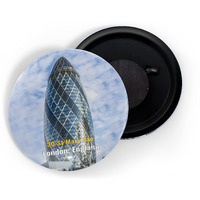 Dhcrafts Fridge Magnet Multicolor Famous Tourist Place 30 St Mary Axe London, England Glossy Finish Design Pack Of 1