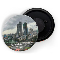Dhcrafts Fridge Magnet Multicolor Famous Tourist Place Colombo Sri Lanka D3 Glossy Finish Design Pack Of 1