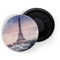 Dhcrafts Fridge Magnet Multicolor Famous Tourist Place Eiffel Tower Paris France D1 Glossy Finish Design Pack Of 1