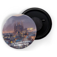 Dhcrafts Fridge Magnet Multicolor Famous Tourist Place La Sagrada Familia Barcelona Spain Glossy Finish Design Pack Of 1