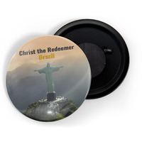 Dhcrafts Fridge Magnet Multicolor Famous Tourist Place Christ The Redeemer Brazil Glossy Finish Design Pack Of 1