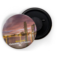 Dhcrafts Fridge Magnet Multicolor Famous Tourist Place Beira Lake Colombo, Sri Lanka Glossy Finish Design Pack Of 1