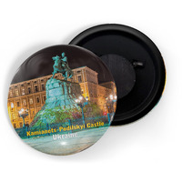 Dhcrafts Fridge Magnet Multicolor Famous Tourist Place Kamianets-Podilskyi Castle Ukraine D2 Glossy Finish Design Pack Of 1