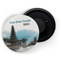 Dhcrafts Fridge Magnet Multicolor Famous Tourist Place Ulun Danu Temple Bali D1 Glossy Finish Design Pack Of 1