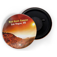 Dhcrafts Fridge Magnet Multicolor Famous Tourist Place Red Rock Canyon Las Vegas United States D2 Glossy Finish Design Pack Of 1