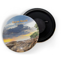 Dhcrafts Fridge Magnet Multicolor Famous Tourist Place Karon Beach Thailand Glossy Finish Design Pack Of 1