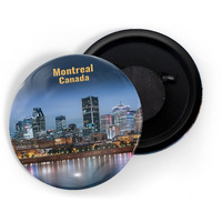 Dhcrafts Fridge Magnet Multicolor Famous Tourist Place Montreal Canada Glossy Finish Design Pack Of 1
