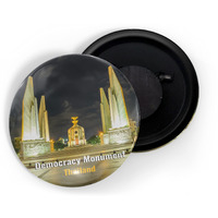 Dhcrafts Fridge Magnet Multicolor Famous Tourist Place Democracy Monument Thailand Glossy Finish Design Pack Of 1