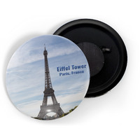 Dhcrafts Fridge Magnet Multicolor Famous Tourist Place Eiffel Tower Paris France D2 Glossy Finish Design Pack Of 1