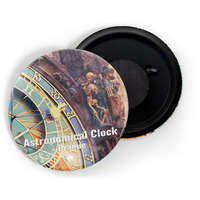 Dhcrafts Fridge Magnet Multicolor Famous Tourist Place Astronomical Clock Prague Glossy Finish Design Pack Of 1