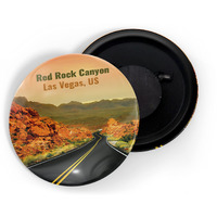 Dhcrafts Fridge Magnet Multicolor Famous Tourist Place Red Rock Canyon Las Vegas United States D1 Glossy Finish Design Pack Of 1