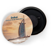 Dhcrafts Fridge Magnet Multicolor Famous Tourist Place Dubai United Arab Emirates D2 Glossy Finish Design Pack Of 1