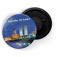 Dhcrafts Fridge Magnet Multicolor Famous Tourist Place Colombo Sri Lanka D2 Glossy Finish Design Pack Of 1