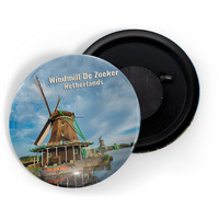 Dhcrafts Fridge Magnet Multicolor Famous Tourist Place Windmill De Zoeker Netherlands Glossy Finish Design Pack Of 1