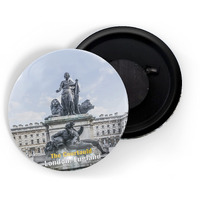 Dhcrafts Fridge Magnet Multicolor Famous Tourist Place The Courtauld London, England Glossy Finish Design Pack Of 1
