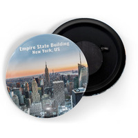 Dhcrafts Fridge Magnet Multicolor Famous Tourist Place Empire State Building New York New York United State Glossy Finish Design Pack Of 1