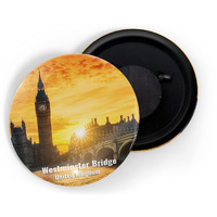 Dhcrafts Fridge Magnet Multicolor Famous Tourist Place Westminster Bridge United Kingdom Glossy Finish Design Pack Of 1