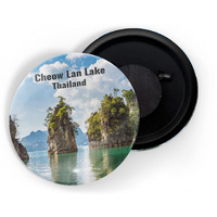 Dhcrafts Fridge Magnet Multicolor Famous Tourist Place Cheow Lan Lake Thailand Glossy Finish Design Pack Of 1