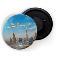 Dhcrafts Fridge Magnet Multicolor Famous Tourist Place Dubai United Arab Emirates D1 Glossy Finish Design Pack Of 1