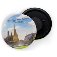 Dhcrafts Fridge Magnet Multicolor Famous Tourist Place Wat Phra Kaew Temple Thailand D1 Glossy Finish Design Pack Of 1