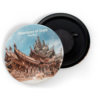 Dhcrafts Fridge Magnet Multicolor Famous Tourist Place Sanctuary Of The Truth Thailand Glossy Finish Design Pack Of 1
