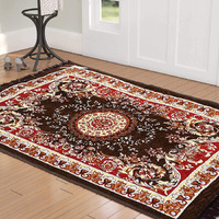 Cozy Furnish Velvet Pooja Asan Mat - Size 28 X 48(Inches) 71X121(Cm) 2X4(Feet) Bed Side Runner,Floor Mat, Floor Rug, Pack Of 1 Velvet Asan, Rectangular, Multicolor