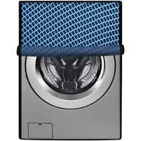 Stylista Washing Machine Cover Compatible For Lg 6 Kg Fully-Automatic Front Loading Fh0H3Ndnl02 Check Blue
