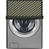 Stylista Washing Machine Cover Compatible For Lg 6 Kg Fully-Automatic Front Loading Fh8B8Ndl22 Check Coffee