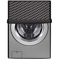 Stylista Washing Machine Cover Compatible For Lg 6 Kg Fully-Automatic Front Loading Fh0Fandnl02 Check Grey