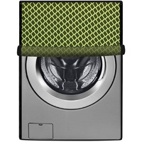 Stylista Washing Machine Cover Compatible For Lg 6 Kg Fully-Automatic Front Loading Fht1006Snw Check Military