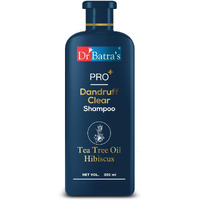 Dr BatraS Pro+ Dandruff Clear Shampoo, Paraben Sulphate Free, Anti Dandruff Best Product For Men & Women (350Ml, Pack Of 1)