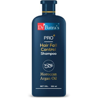 Dr BatraS Pro+ Hair Fall Control Shampoo | Sulphate Free Shampoo | Moroccan Argan Oil Shampoo For Men & Women (Pack Of 1)