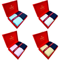 JhabakS Premium Shirt And Trouser Fabric - Linen Cotton Blend Material - 2.25M Shirt Cloth - 1.20M Trouser Piece - (Pack Of 4)