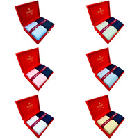 JhabakS Premium Shirt And Trouser Fabric - Linen Cotton Blend Material - 2.25M Shirt Cloth - 1.20M Trouser Piece - (Pack Of 6)