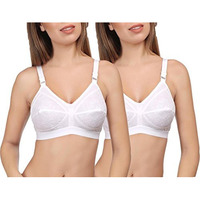 EveS Beauty WomenS Full Coverage Bra White