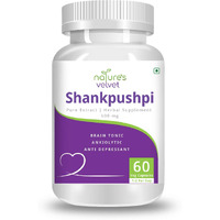 NatureS Velvet Natures Velvet Lifecare Shankpushpi Pure Extract 500 Mg, 60 Veggie Capsules - Pack Of 1