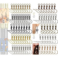 Diy Crafts 100 Grm Earring Hooks, Golden Bright Light, 1000+ Jump Rings 24 Pcs Hypoallergenic Earring Hooks, 4Mm - 10Mm For Jewelry Making Key Rings Neckla(100 Grm Earring Hooks, Golden Bright Light)