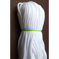 Omx 120 Mtr (60 Mtr In 1 Roll), 2 Rolls, Nylon Knot Macrame Beading Braided 3Mm Thick Thread Cord Rope (White)