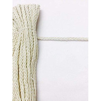 Eerafashionicing Pack Of 9 To 10 Mtr Silver Light Colur Piping, Dori, Edges, Lace, Trims