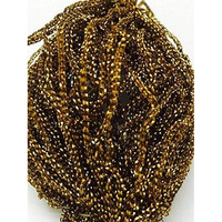Eerafashionicing Pack Of 9 To 10 Mtr Light Brown Colour Piping, Dori, Edges, Lace, Trims